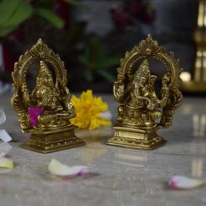Brass Ganesha Laxmi – Gifting Combo Set