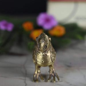 Handmade Brass Dhokra Parrot Miniature Figurine