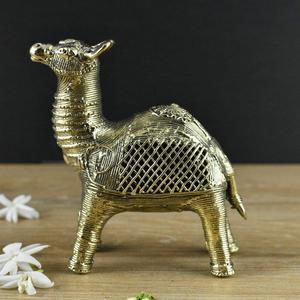 Handmade Brass Dhokra Big Camel Figurine