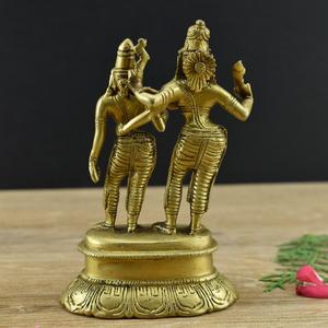 Brass Lord Vishnu Laxmi/Lakshmi for Home