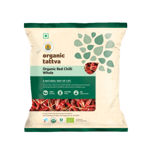 Organic Red Chilli Whole 100g
